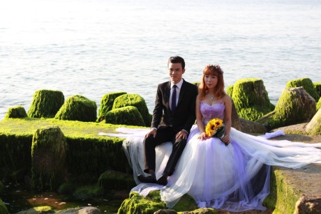 Bãi đá rêu xanh Nha Trang Bãi đá rêu xanh Nha Trang